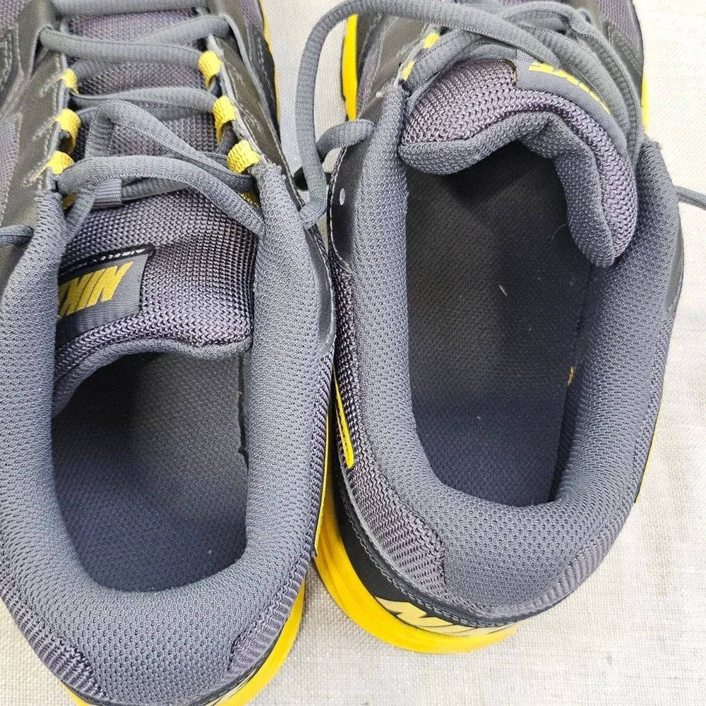 Nike Air Flex Trainer Mens 11.5 Grey Yellow Running Shoes 429632-001 Sneaker